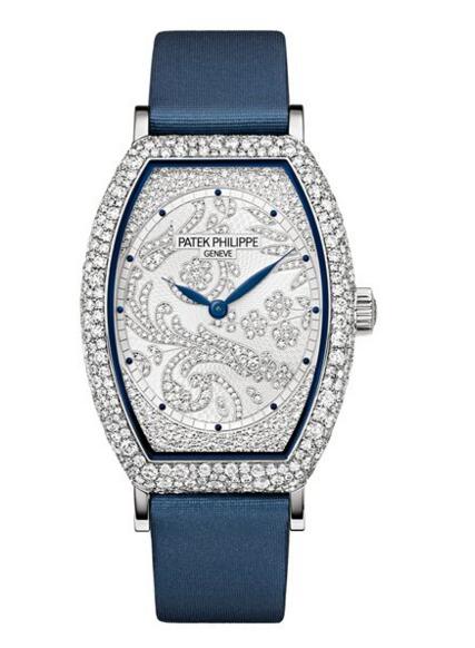 Buy Patek Philippe Gondolo Diamond White Gold Dial Ladies Watch 7099G-001